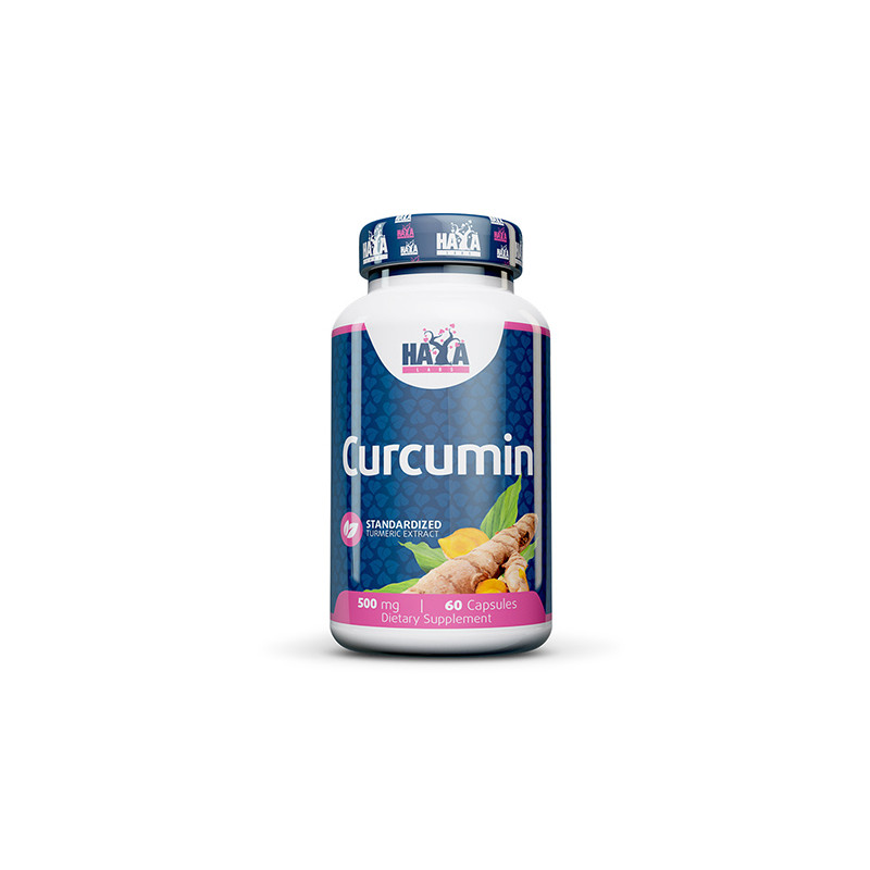 Haya Labs Ekstrakt z kurkumy 500 mg 60 kaps.