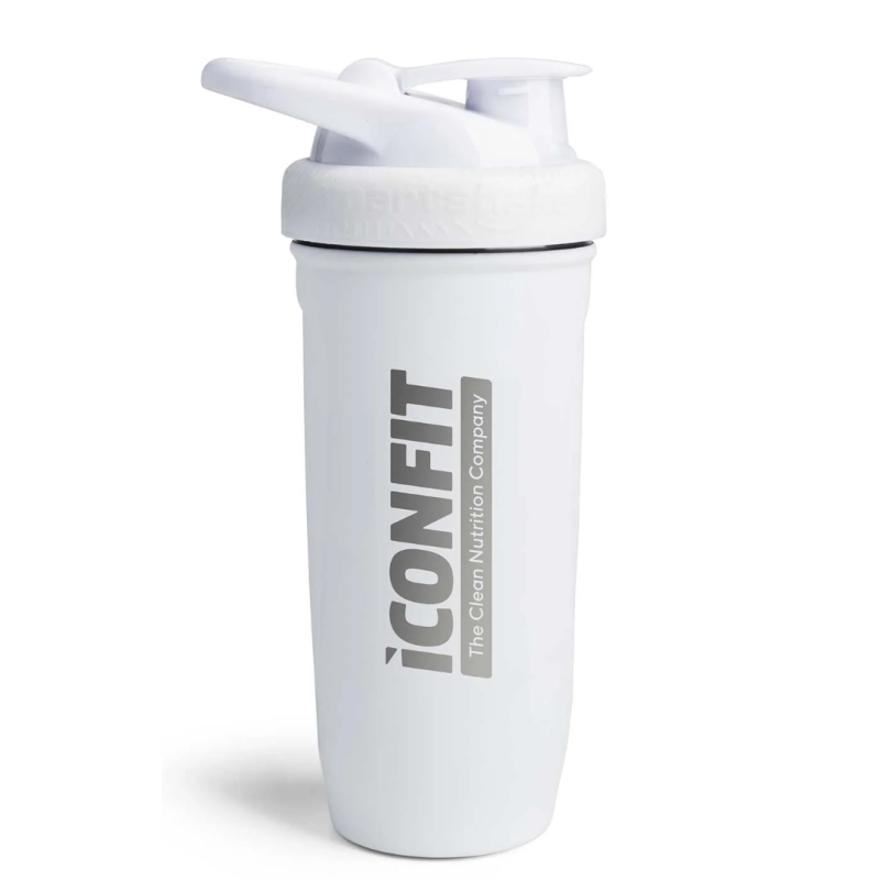 Shaker metalowy Iconfit Reforce ze stali nierdzewnej 900 ml.