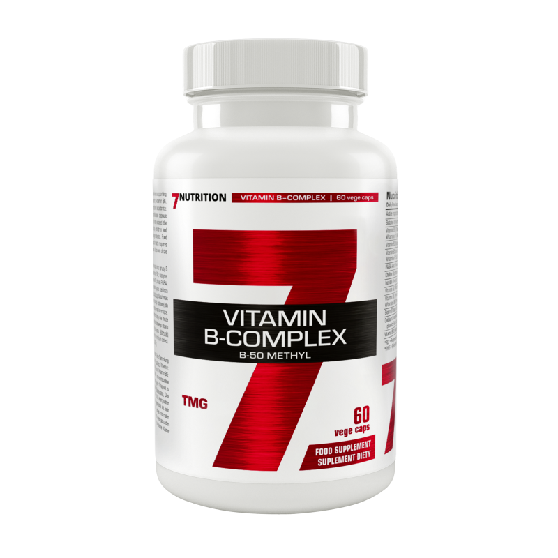 7 Nutrition  Metylowany Complex Witamin Gruby B B50, 60 kaps.
