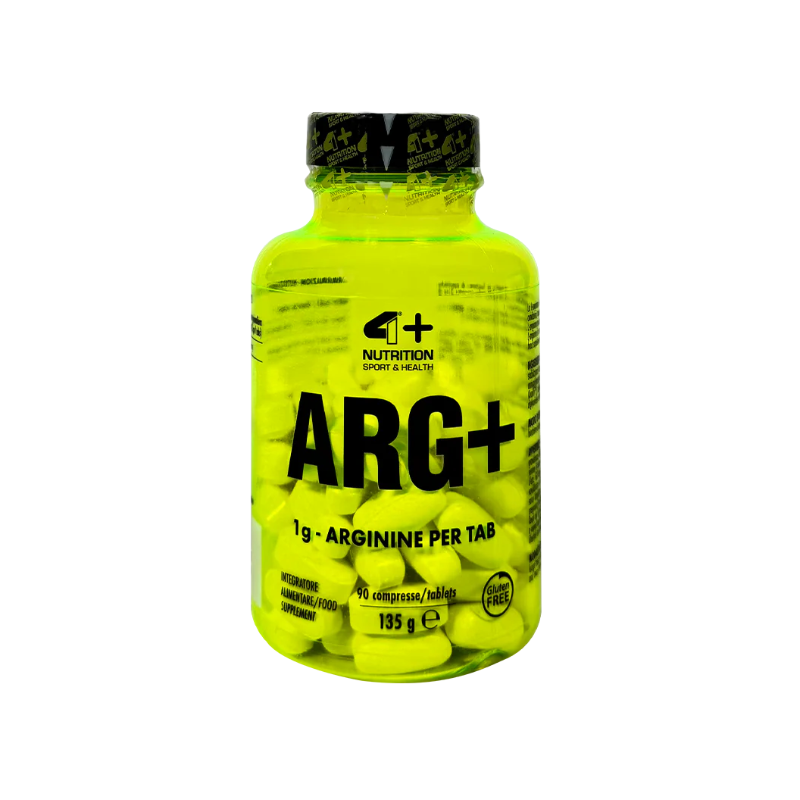 4+ Nutrition ARG+ 90 kaps. Arginina Kyowa jakość