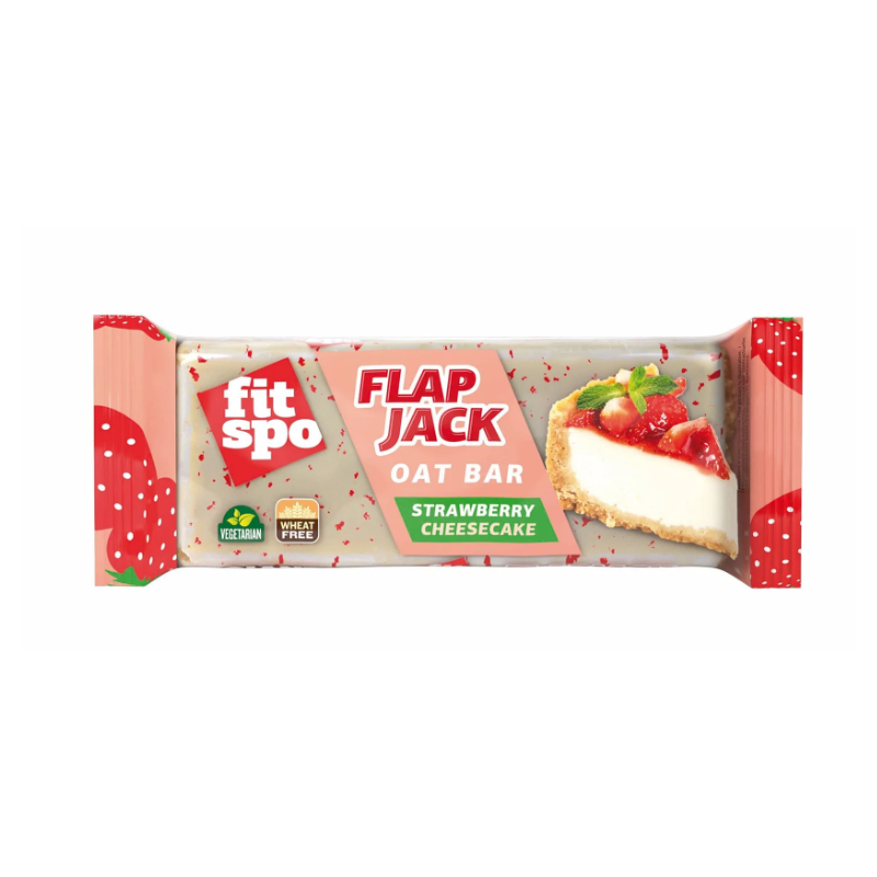 FitSpo Flap Jack Strawberry Cheesecake 90 g