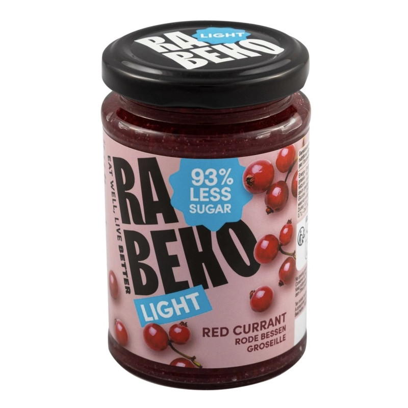 Rabeko Light Jam 230 g Czerwonej porzeczki/Red currant less sugar